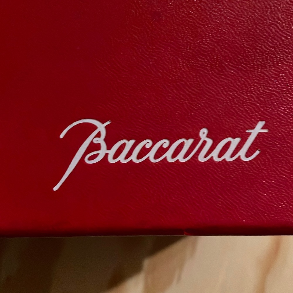 Baccarat crystal vase